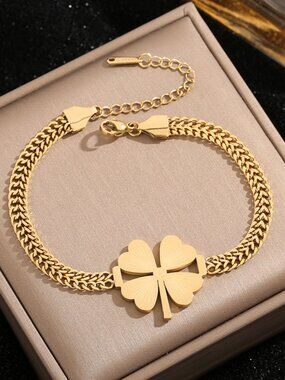 Lucky Heart Stainless Steel Bracelet